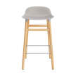 Form Bar Chair 65 cm Oak, warm grey/oak