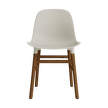 Form Chair Walnut, light grey