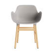Form Armchair Oak, warm grey