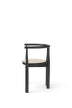 Bukowski Chair French Cane, black