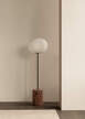 JWDA Floor Lamp, red travertine