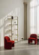 Rombe IF1 Full Bay Shelves, alabaster