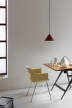 Compass Pendant 260, pompeian red