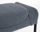 O2 Ottoman, grey textile