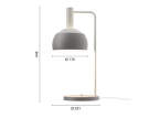FJ Elements Table Lamp, original grey