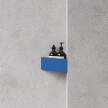 Bath Shelf Corner, blue