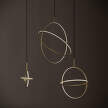 Maru Pendant, brass