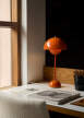 Flowerpot VP3 Table Lamp, zesty orange