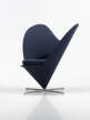 Heart Cone Chair, Volo night blue