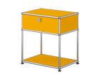 USM Haller M54 Bedside Table, golden yellow