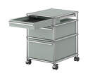 Zásuvkový kontejner na kolečkách USM Haller M63, light grey-1