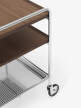 Alima Trolley NDS2, chrome / walnut