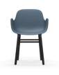 Form Armchair, blue/black