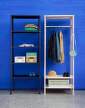 Wardrobe Unit, off-white + blue