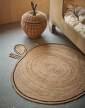 Apple Braided Jute Rug, natural