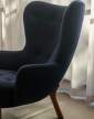 Petra VB3 Lounge Chair, walnut / Vidar 554
