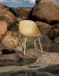 Mat Chair Steel, hemp/cream