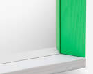 Colour Frame Mirror Small, green/pink