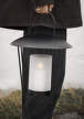 Abri Candle Lantern, black