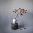Sumo Vase Slim Petit, bone white