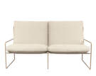 Desert 2-seater, cashmere/off-white