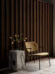 Plinth Side Table Tall, Calacatta Viola