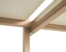 Woody Shelving System High, almond white