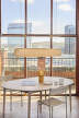 Expand Dining Table Circular, light oiled oak