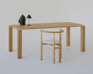 Bukowski Chair, oak/Lana 24