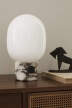 JWDA Table Lamp, Calacatta Viola