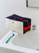 Multi Wash Bag M, cream multi