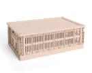Colour Crate Lid Plastic Large, powder