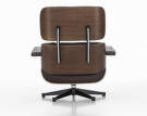 Eames Lounge Chair Walnut Dark, Leather Natural F68 Chocolate