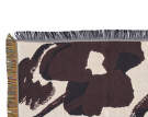 Cilla Tapestry Blanket, off-white/dark grape
