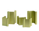 Pair Candleholder, green