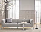 Reflection Floor Lamp, grey lacquered aluminium