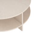 Halves Coffee Table, light taupe Terrazzo
