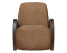 Buur Lounge Chair Raw Bouclé, tan