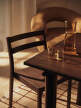 Boda Dining Chair, dark stained beech