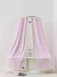 Outline Shower Curtain, pink cream