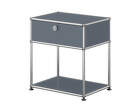 USM Haller M54 Bedside Table, mid-grey