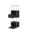 Policová sestava USM Haller M52, graphite black-2