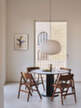Backflip Chair, bronze lacquered beech