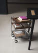 Alima Trolley NDS2, chrome / walnut