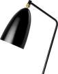 Gräshoppa Floor Lamp, black glossy