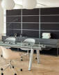 Boa Table 280x110x75 cm, metallic grey / glass