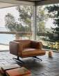 Inland AV21 Lounge Chair, Noble Cognac leather