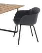 Fiber Outdoor Armchair, anthracite black