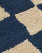 Mara Washable Rug, deep blue/warm sand