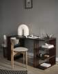 Edre Desk, dark stained pine